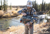 Fishpond Thunderhead Submersible Sling Riverbed Camo Action 2